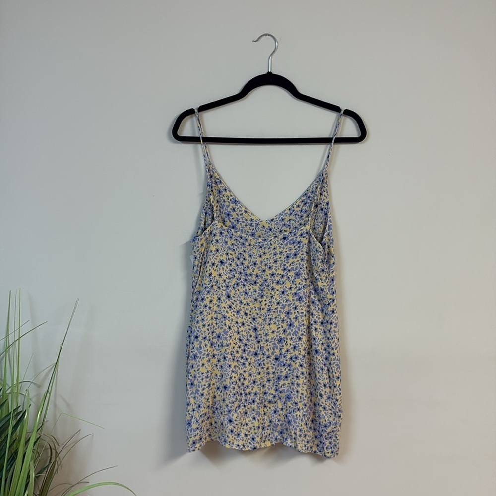 ❤️Skylar+madison Floral Spaghetti Strap mini Dress size L - Picture 3 of 5